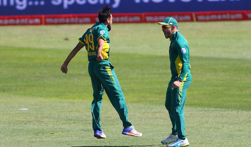 Imran Tahir and Faf du Plessis